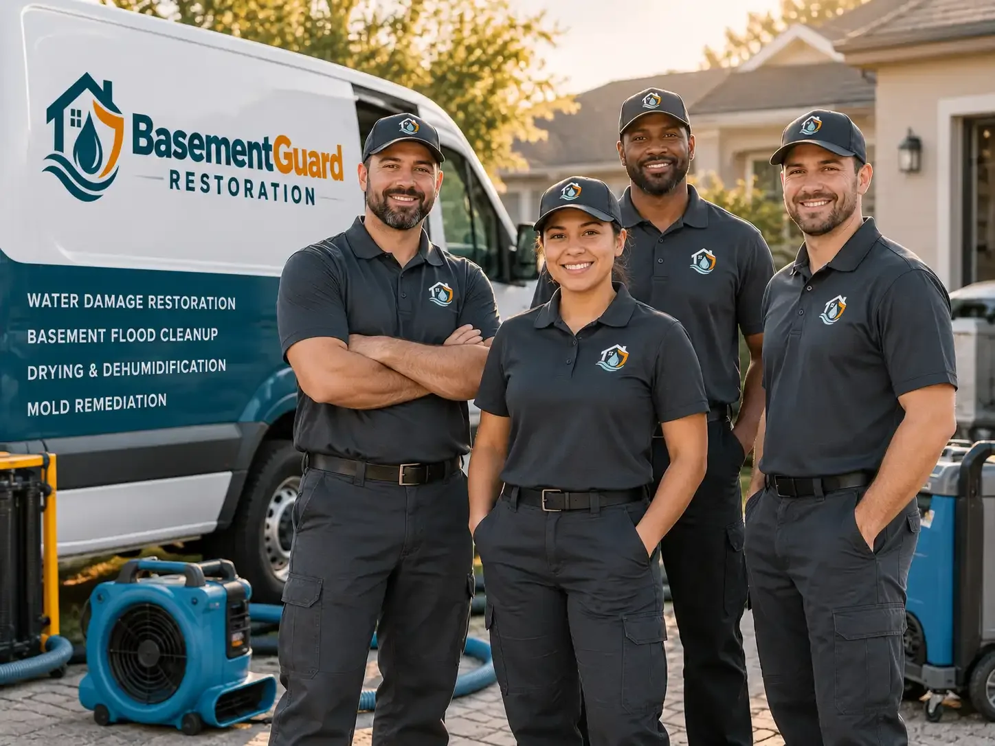 Basement Water Damage Restoration company in Wasta, SD